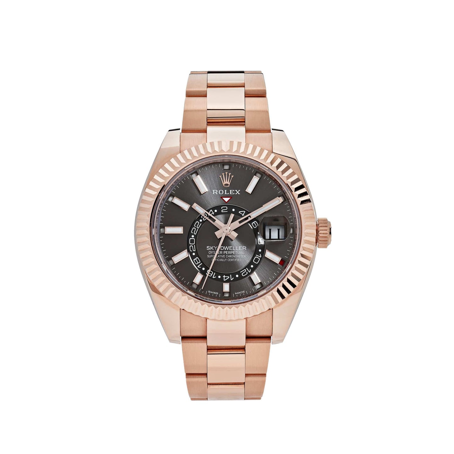 2025 Watch Sky-Dweller 336935 Rose Gold Rhodium Slate Grey Dial (2024)