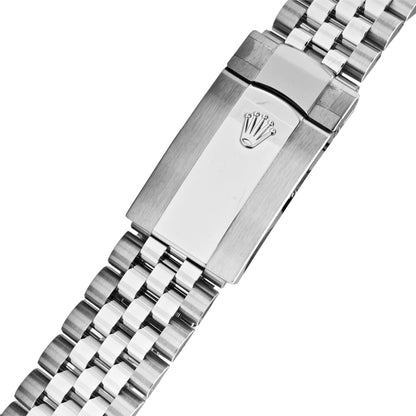 2025 Watch Datejust 126234 White Gold Stainless Steel Olive Green Palm Motif Dial