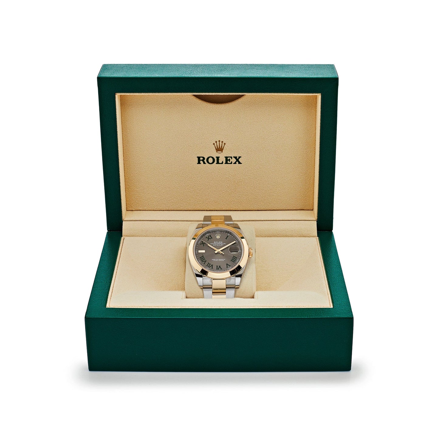 2025 Watch Datejust 126303 'Wimbledon' Yellow Gold Stainless Steel Slate Dial (2021)