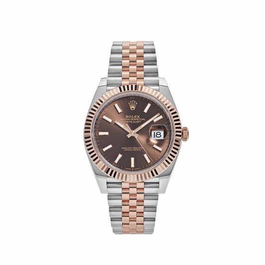 2025 Watch Datejust 126331 Two-Toned Rose Gold Stainless Steel Brown Dial (2023)