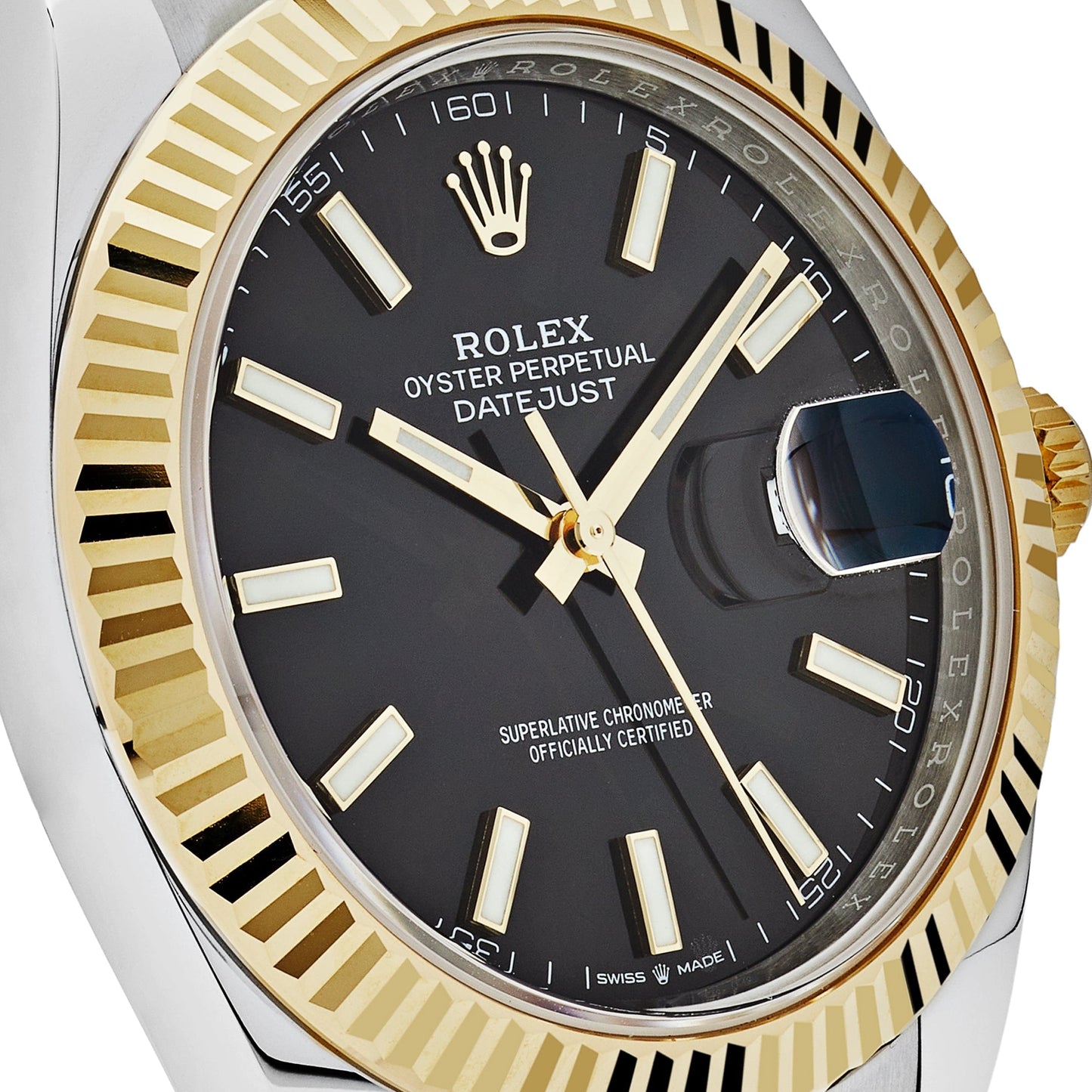 2025 Watch Datejust 126333 Yellow Gold Stainless Steel Black Dial Oyster