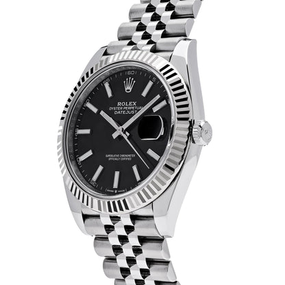 2025 Watch Datejust 126334 Stainless Steel Black Dial Jubilee