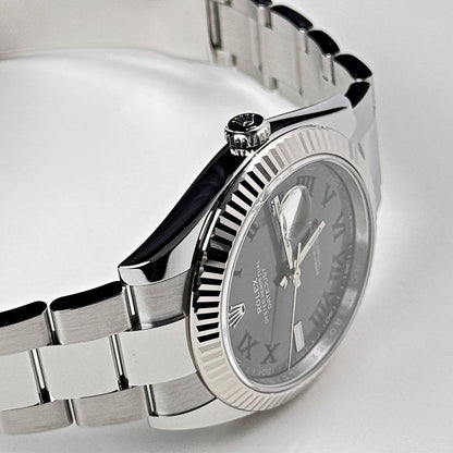 2025 Watch Datejust 126334 'Wimbledon' Stainless Steel Slate Dial Oyster (2024)