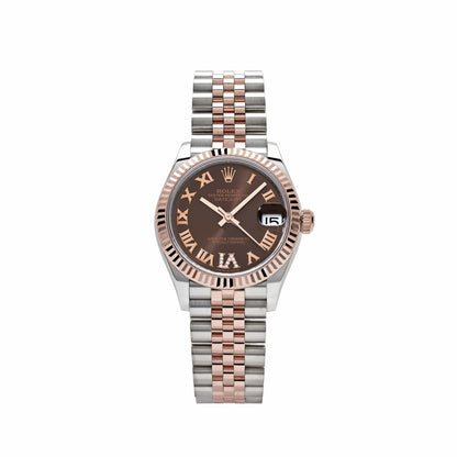 2025 Watch Datejust 278271 Rose Gold Stainless Steel Roman Chocolate Dial Jubilee (2021)