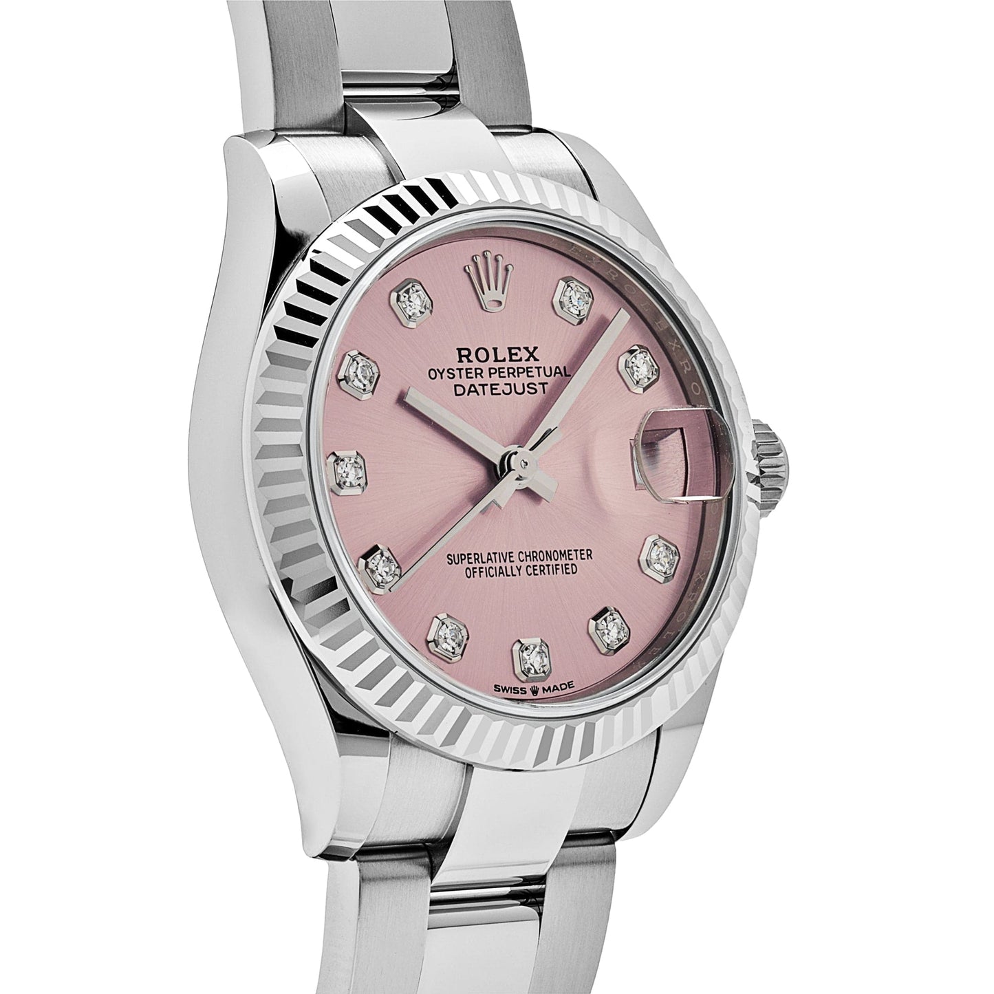 2025 Watch Datejust 278274 Stainless Steel Pink Diamond Dial