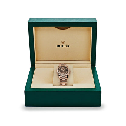 2025 Watch Datejust 278275 Rose Gold Diamond Chocolate Dial President (2022)