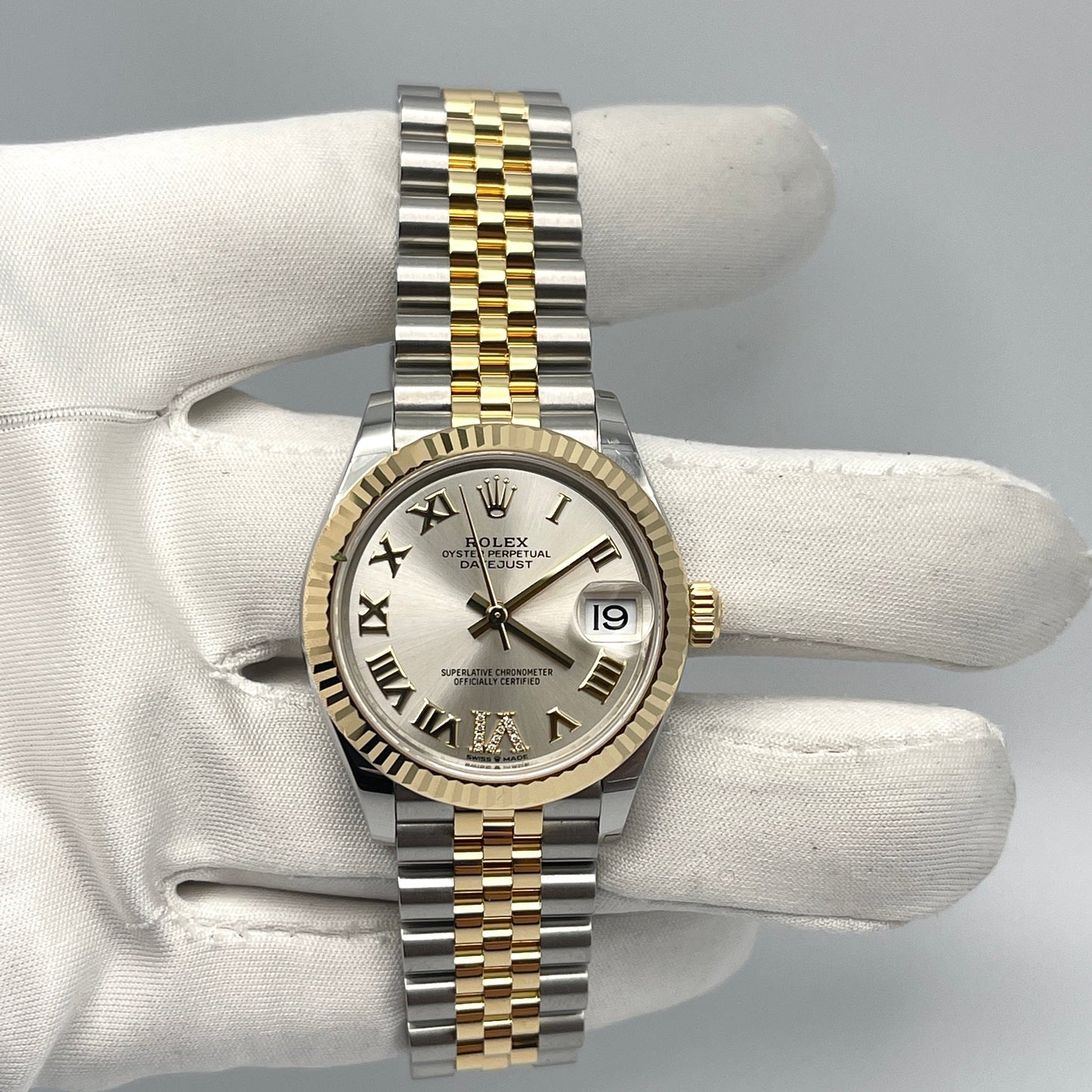 2025 Watch Datejust 278273 Yellow Gold Stainless Steel Silver Dial