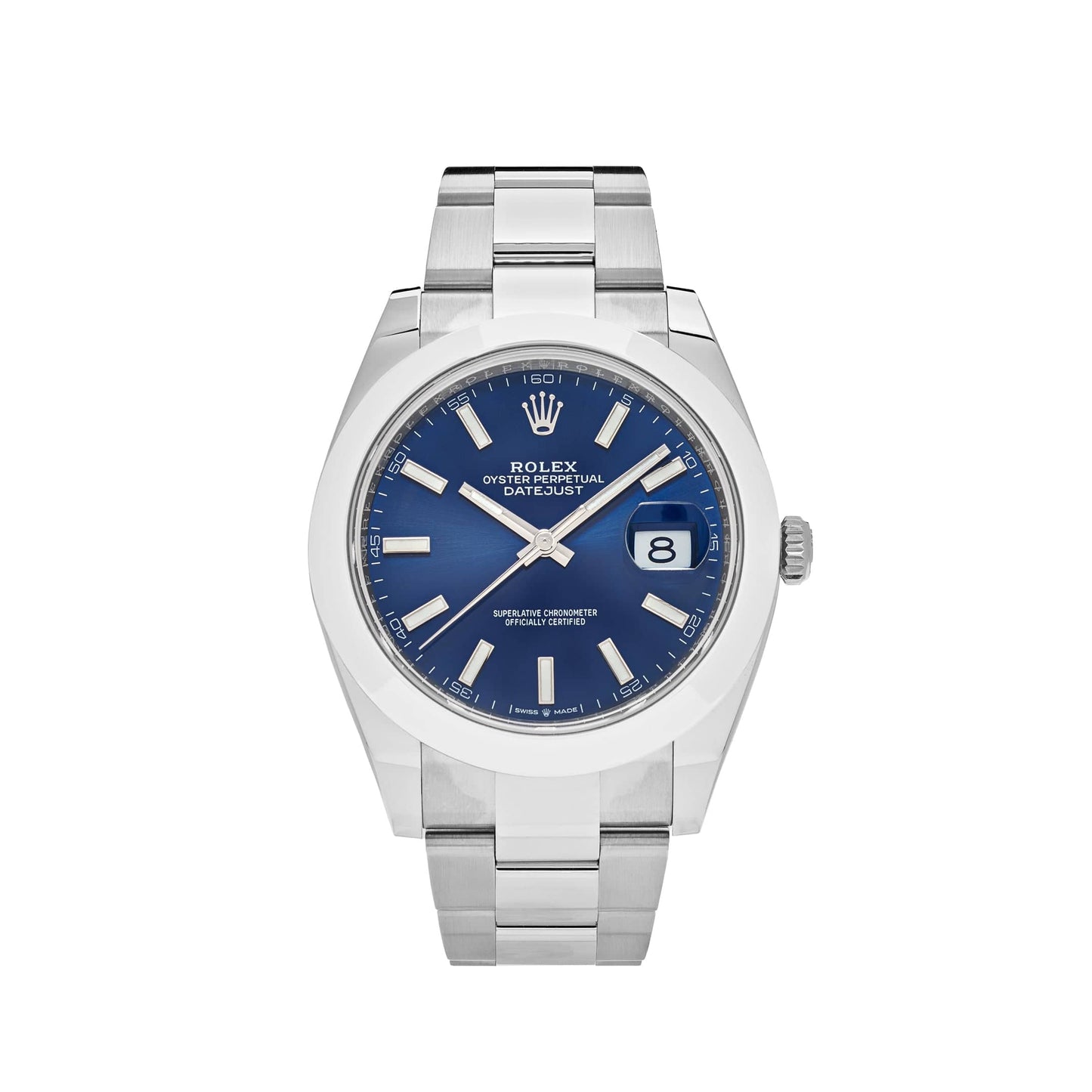 2025 Watch Datejust 126300 Stainless Steel Blue Dial Oyster