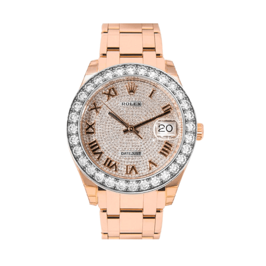 2025 Watch Datejust Pearlmaster 86285 Diamond Paved