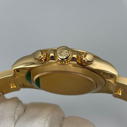 2025 Watch Daytona 116508 Yellow Gold Champagne Dial