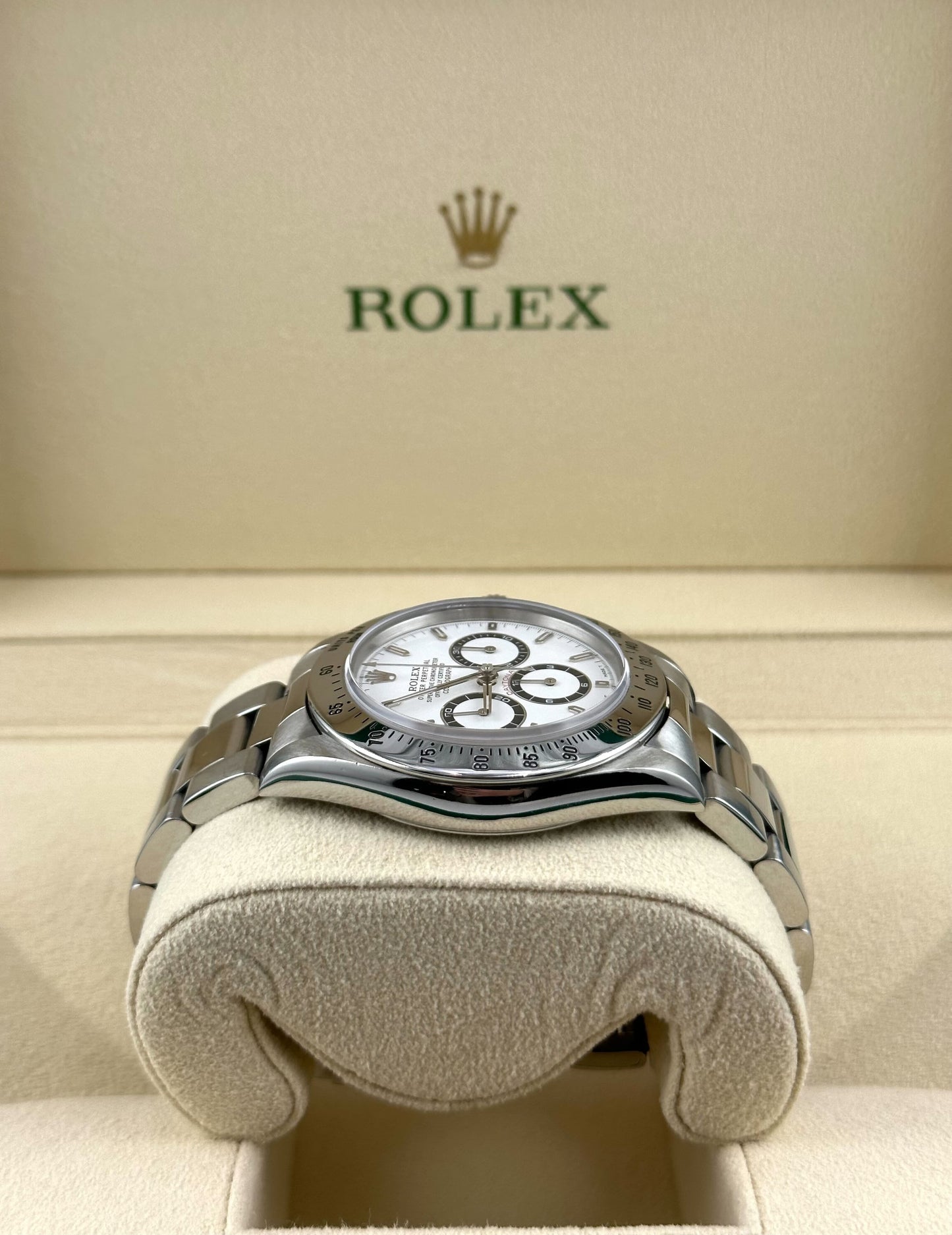 2025 Watch Daytona 16520 Zenith Movement Stainless Steel White Dial
