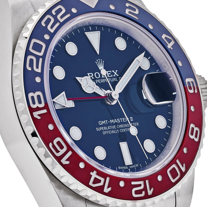 2025 Watch GMT-Master II 116719BLRO Pepsi White Gold Blue Dial Oyster