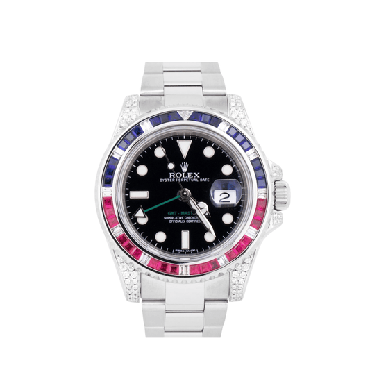 2025 Watch GMT-Master II 116759SARU White Gold Black Dial