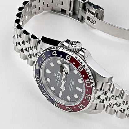 2025 Watch GMT-Master II 126710BLRO 'Pepsi' Stainless Steel Black Dial Jubilee (2021)