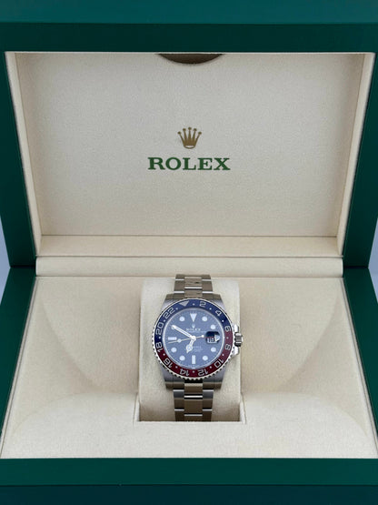 2025 Watch GMT-Master II 126719BLRO 'Pepsi' White Gold Blue Dial (2021)