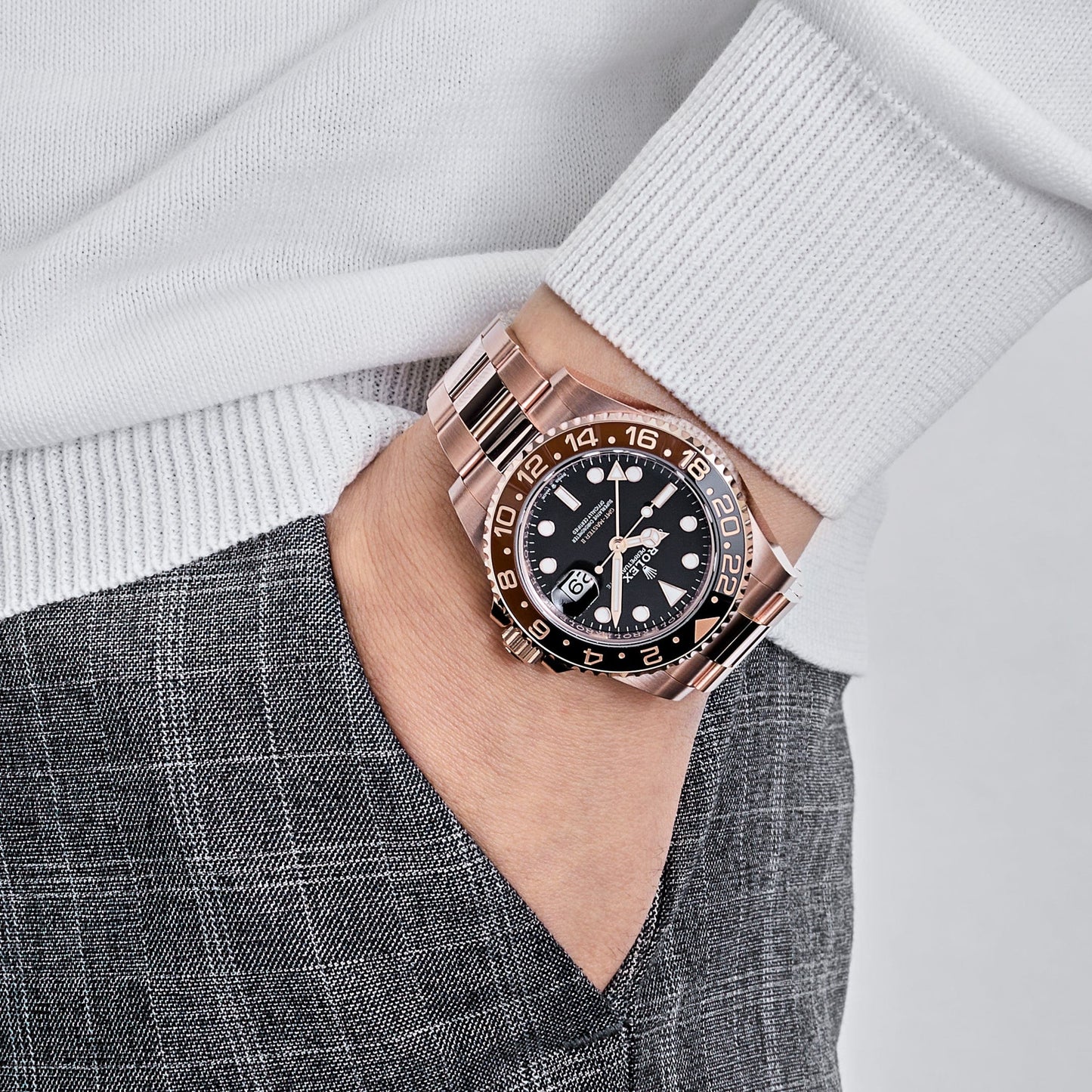 2025 Watch GMT-Master II 126715CHNR 'Root Beer' Rose Gold Black Dial (2024)