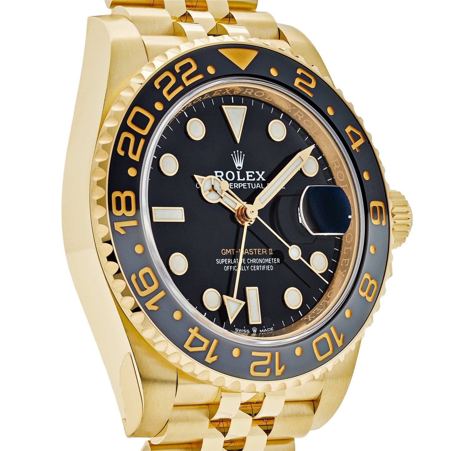 2025 Watch GMT-Master II 126718GRNR Yellow Gold Black Dial Jubilee (2024)