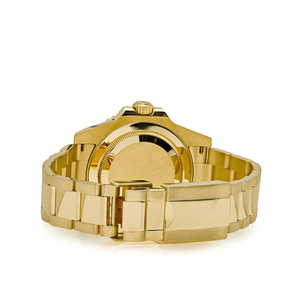 2025 Watch GMT-Master II 116718 Yellow Gold Green Dial Black Bezel