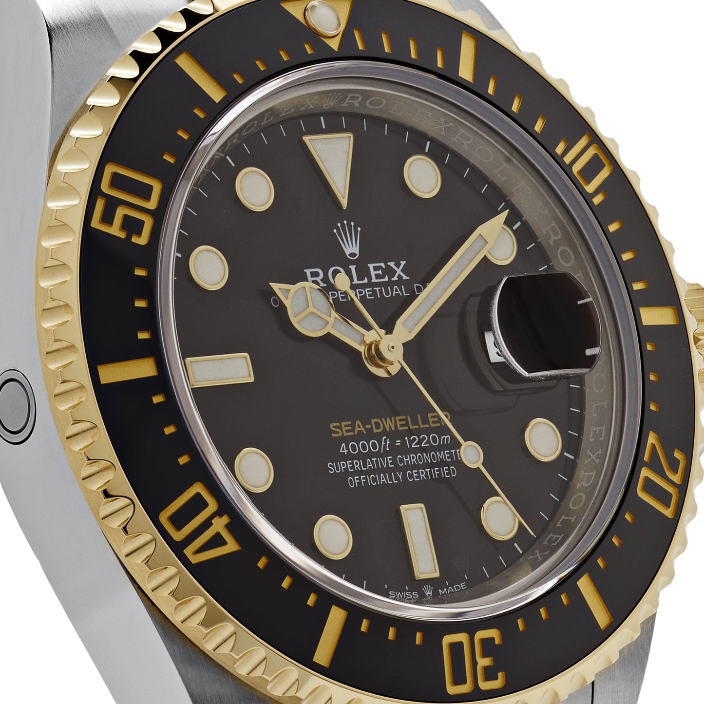 2025 Watch Sea-Dweller 126603 Stainless Steel Yellow Gold Black Dial (2019)