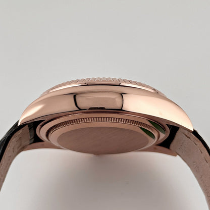 2025 Watch Sky-Dweller 326135 Rose Gold Chocolate Dial (2018)