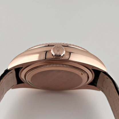 2025 Watch Sky-Dweller 326135 Rose Gold Chocolate Dial (2018)
