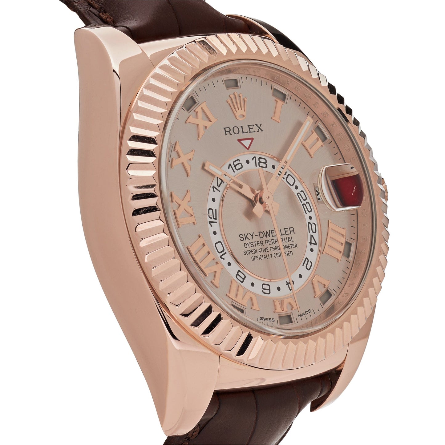 2025 Watch Sky-Dweller 326135 Rose Gold Sundust Dial (2016)