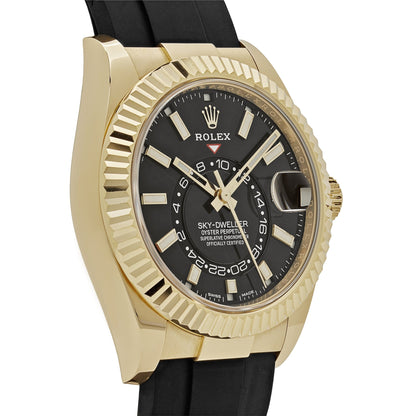2025 Watch Sky-Dweller 336238 Yellow Gold  Bright Black Dial (2024)