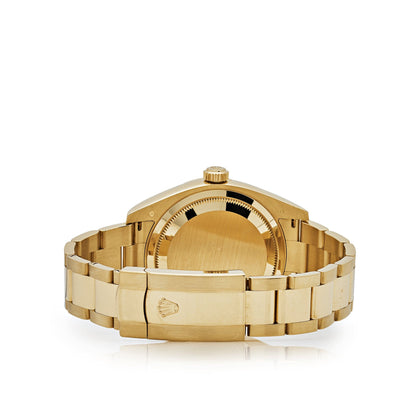 2025 Watch Sky-Dweller 326938 Yellow Gold Champagne Dial Arabic Numerals (2020)