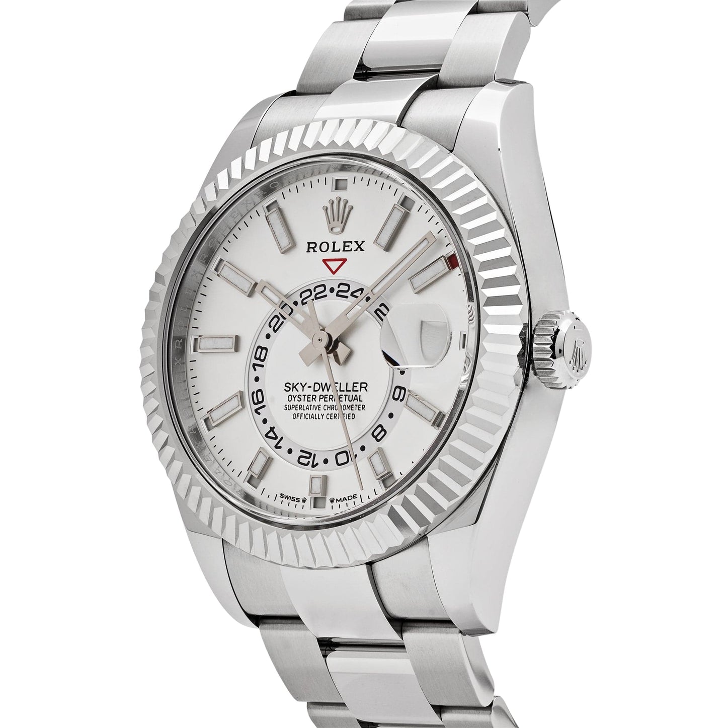 2025 Watch Sky-Dweller 336934 Stainless Steel White Dial (2024)