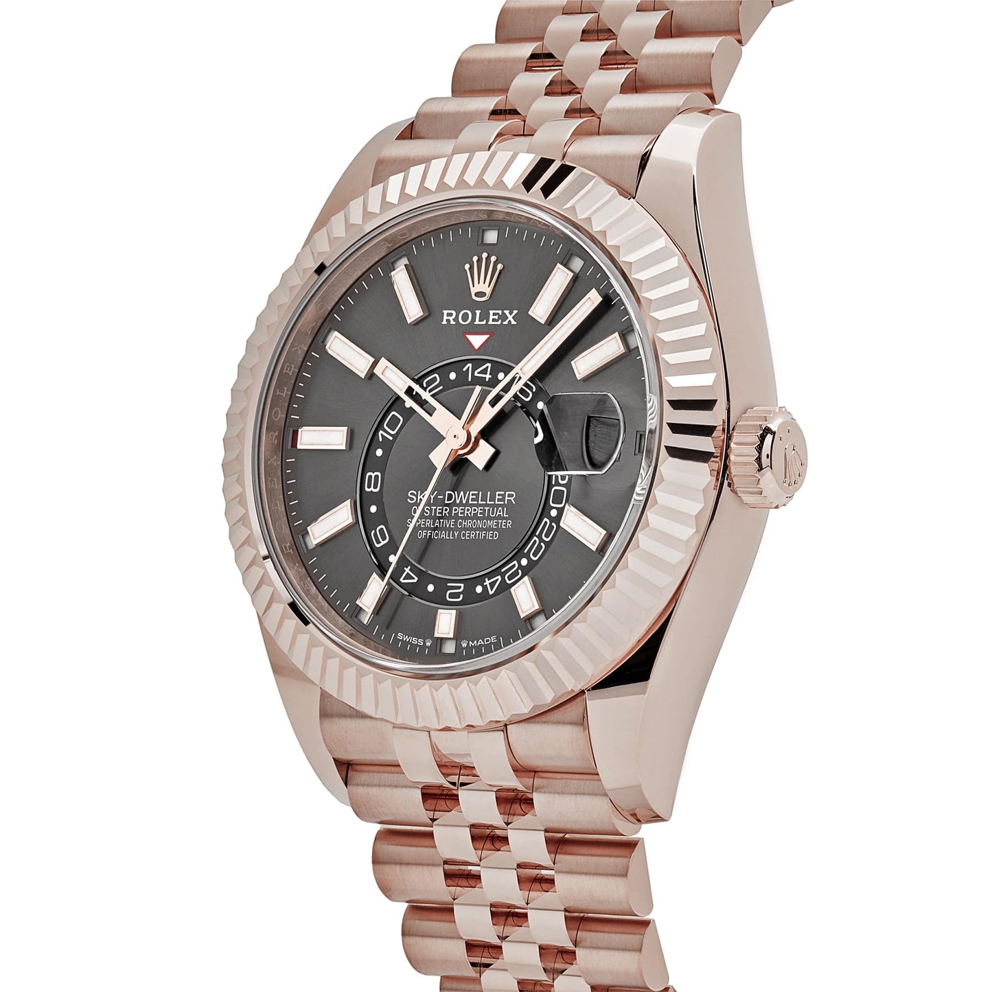 2025 Watch Sky-Dweller 336935 Everose Gold Slate Dial Jubilee