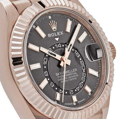 2025 Watch Sky-Dweller 336935 Everose Gold Slate Dial Jubilee