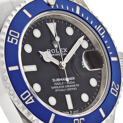 2025 Watch Submariner Date 126619LB White Gold Black Dial Blue Bezel (2021)