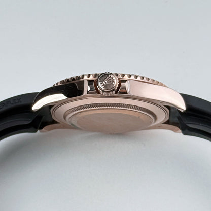 2025 Watch Yacht-Master 126655 Rose Gold Black Dial (2020)