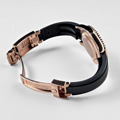 2025 Watch Yacht-Master 126655 Rose Gold Pave Diamond Dial (2023)