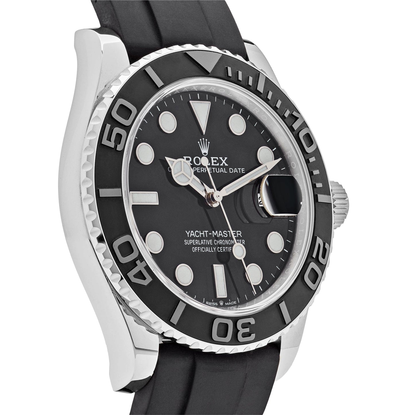 2025 Watch Yacht-Master 226659 White Gold Black Dial (2023)