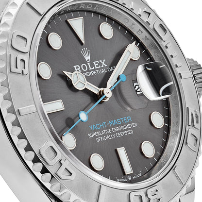 2025 Watch Yacht-Master 126622 Stainless Steel Rhodium Dial