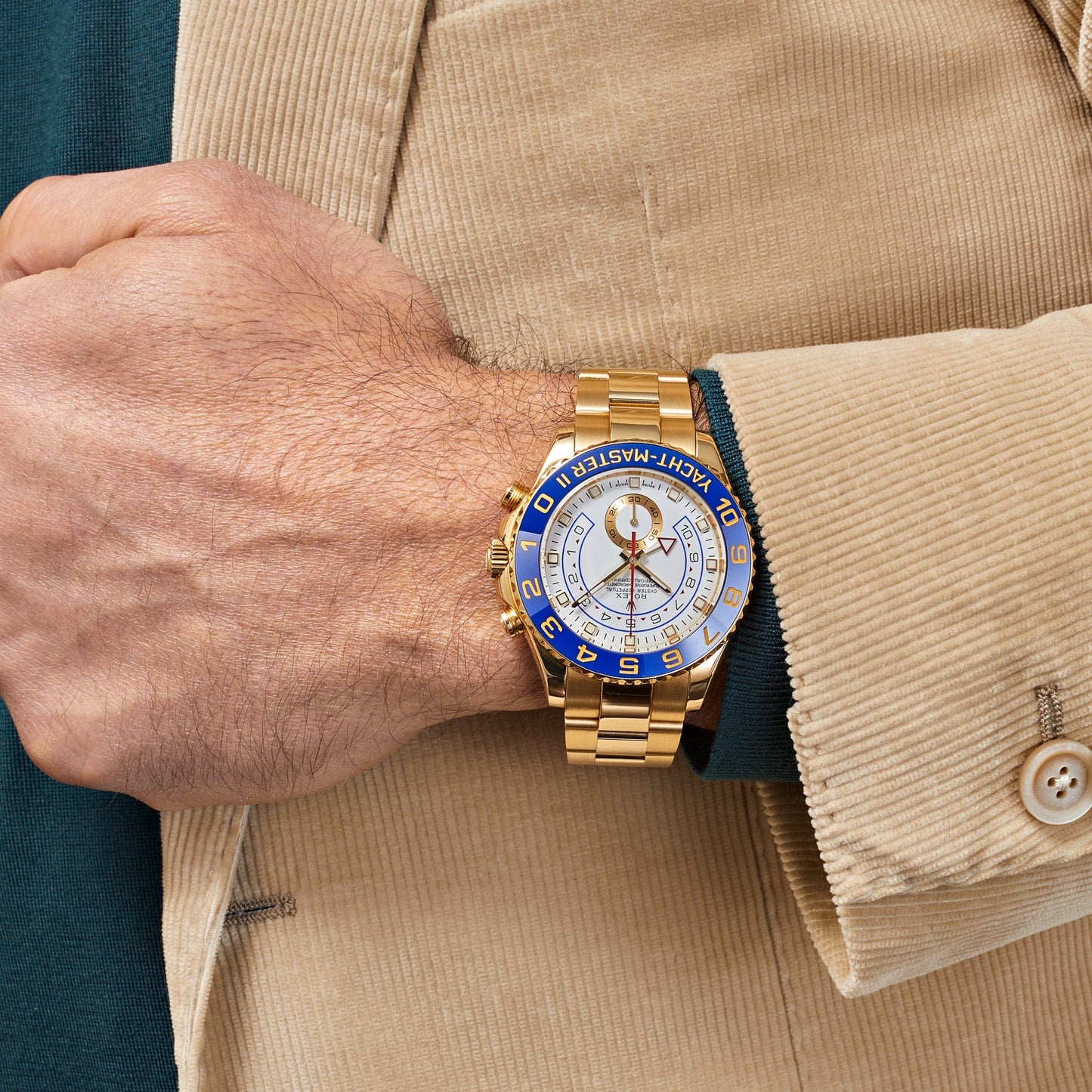 2025 Watch Yacht-Master II 116688 Yellow Gold White Dial (2009)