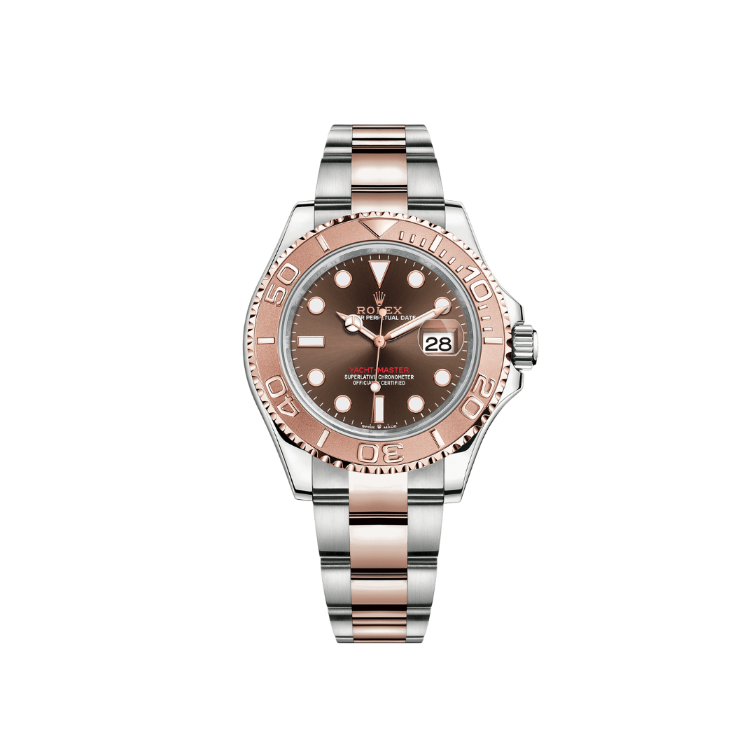 2025 Watch Yacht-Master 116621 Stainless Steel Rose Gold Brown Dial